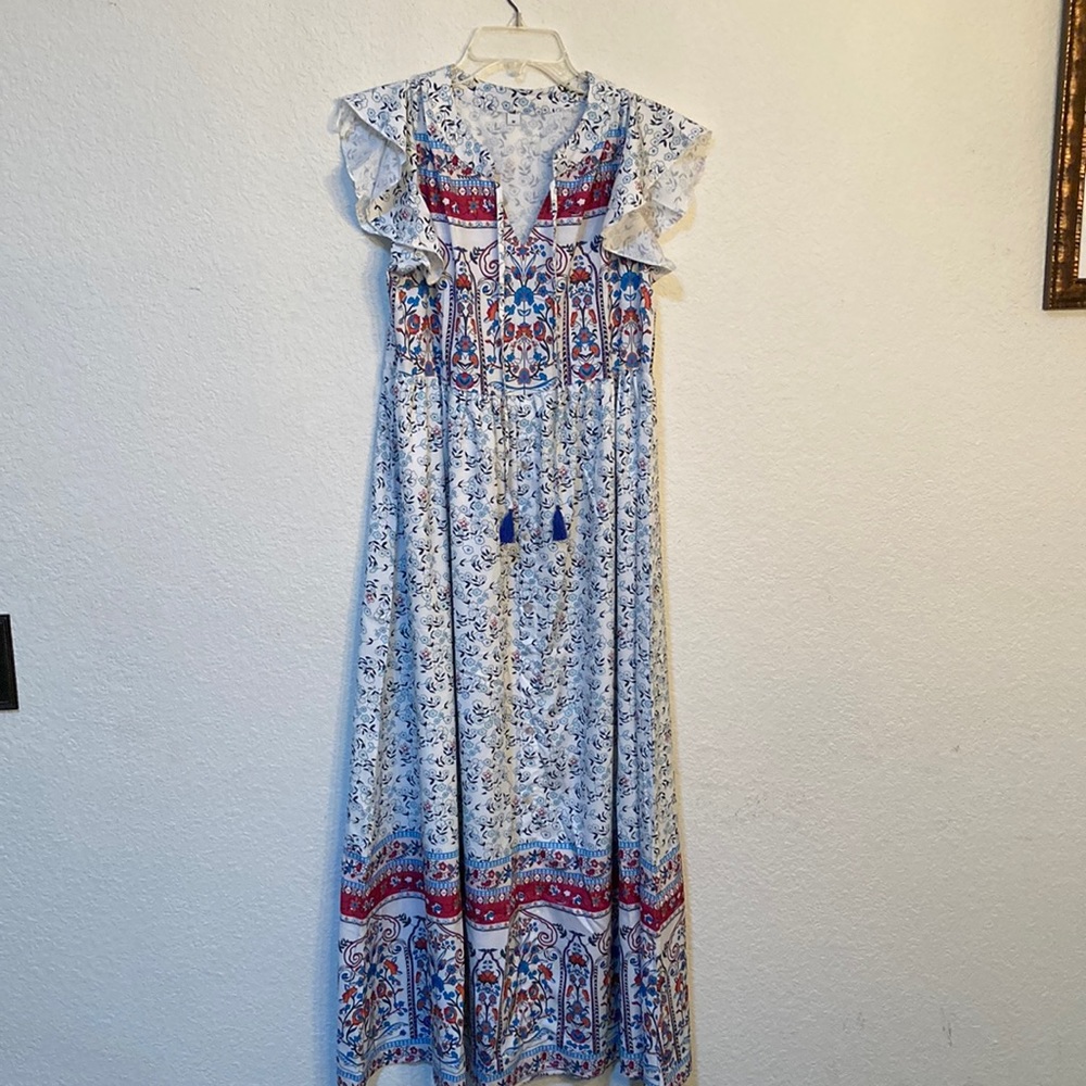 NWOT Boho Maxi Dress